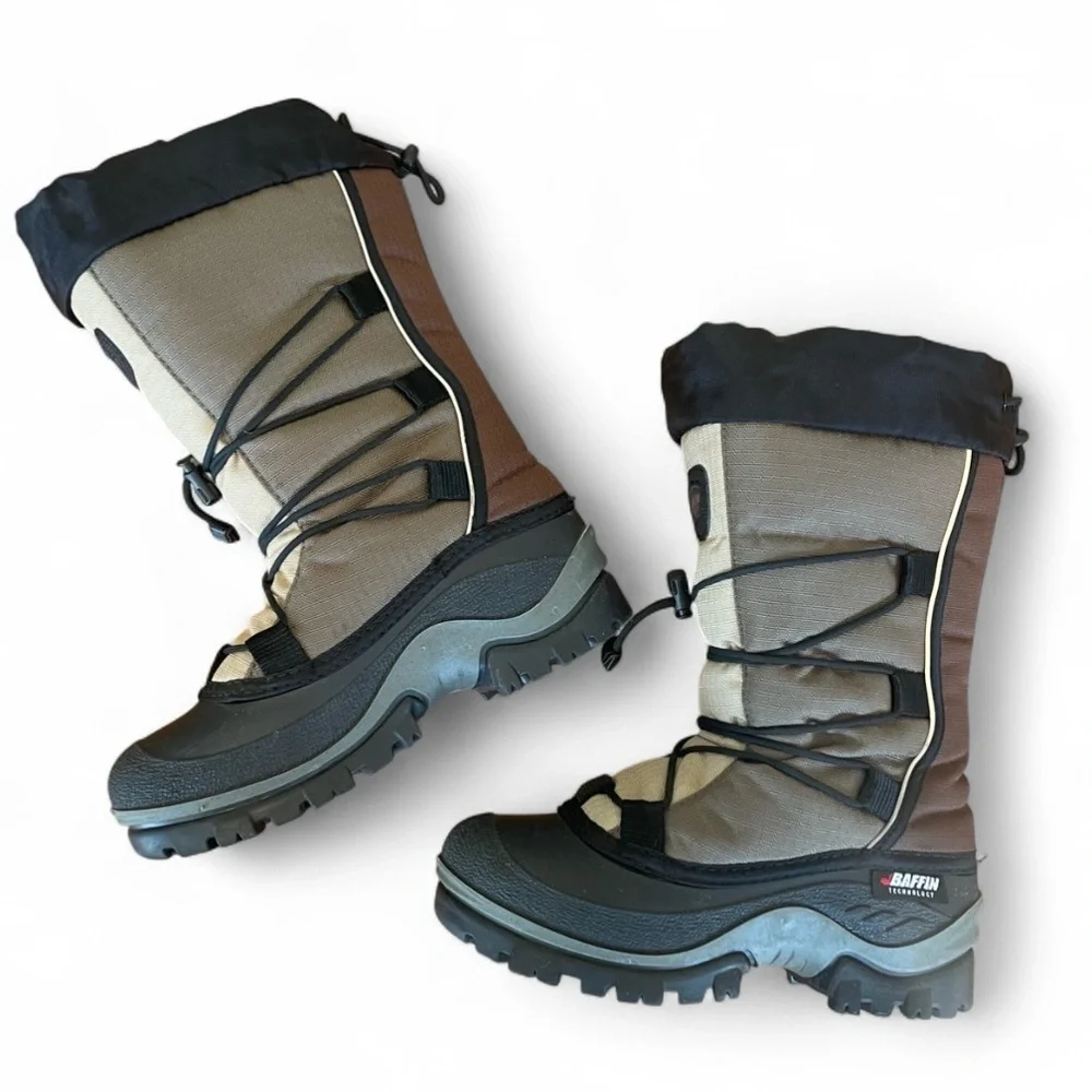 Baffin‎ Black and Tan Winter Boots